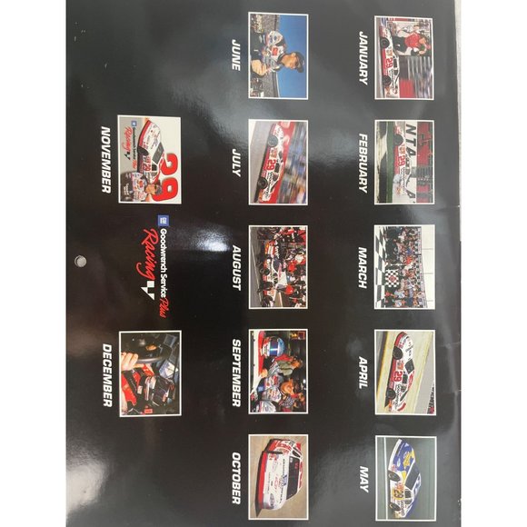 Vintage Calendars Keyes Chevrolet Race Cars Daytona Nascar 2002 - Picture 3 of 5